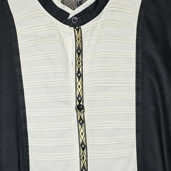 Vintage Spindle River Western Color Block Shirt - Picture 3 of 16